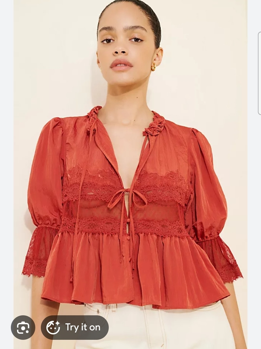 Free People Intimatley Forever Young Top XS